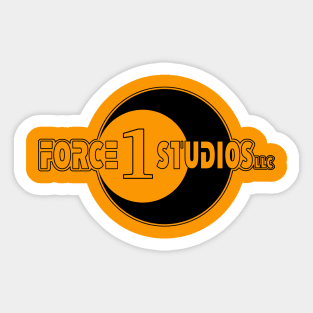 Force 1 Studios Eclipse Logo (No Print Fill) Sticker